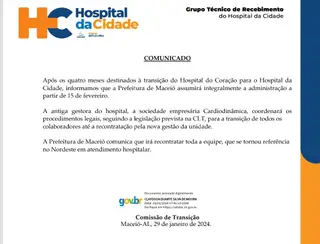 JHC fará contratação ilegal de pessoal no Hospital da Cidade, sem concurso ou PSS