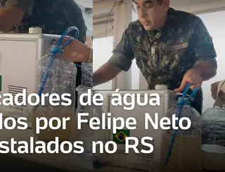 Como funciona o purificador de água enviado por Felipe Neto ao RS