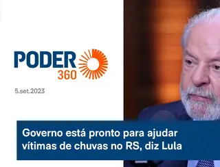 Lula pede um minuto de silêncio em memória das vítimas das chuvas no RS
