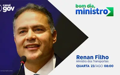Renan Filho fala sobre o PAC dos Transportes no Bom Dia, Ministro