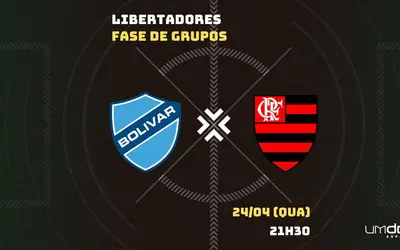 Bolívar x Flamengo: onde assistir, horário e escalações do jogo da Libertadores